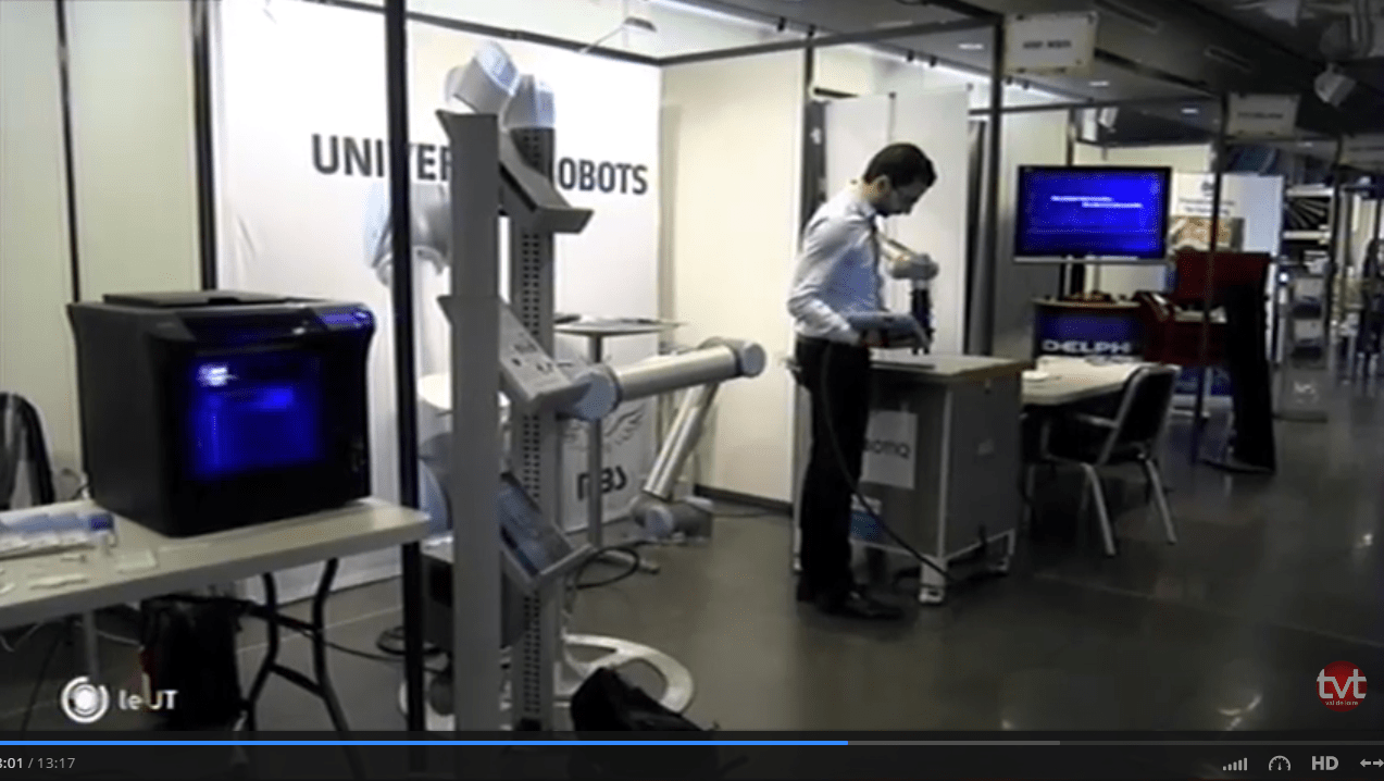 Made in val de loire Universal Robots HMi MBS Usine du Futur