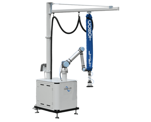 COBOT LIFT système de préhension cobotique palettisation charge utile UR hmi mbs