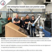 Article Somepic investit dans son premier cobot