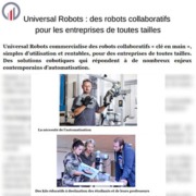 Article UR robots collaboratifs pour des entreprises de toutes tailles