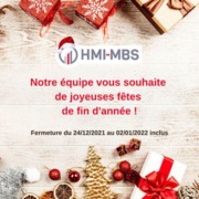 HMI MBS vous souhaite de joyeuses fêtes de fin d'année