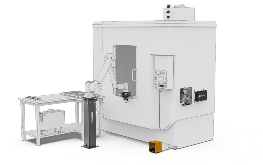 HMI-MBS vous propose la solution Machine Tending de Rbotiq